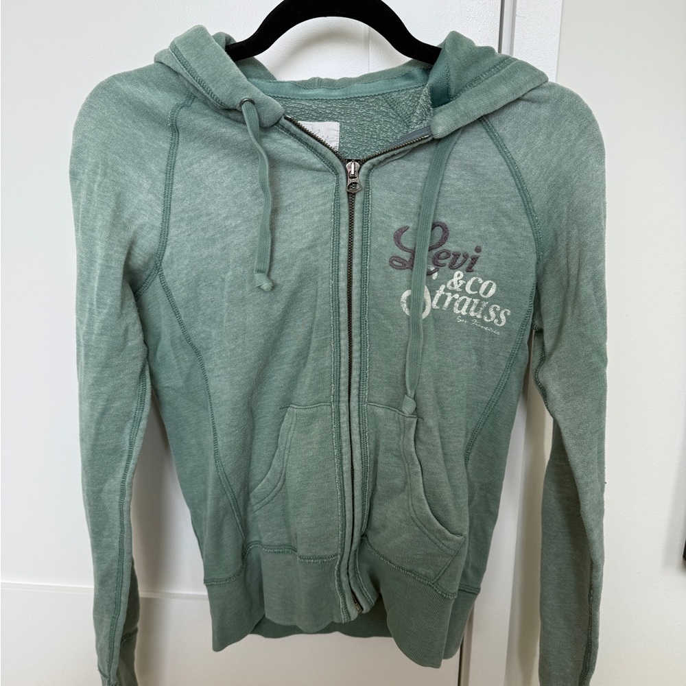 Levi's Women's Mint Green Hoodie